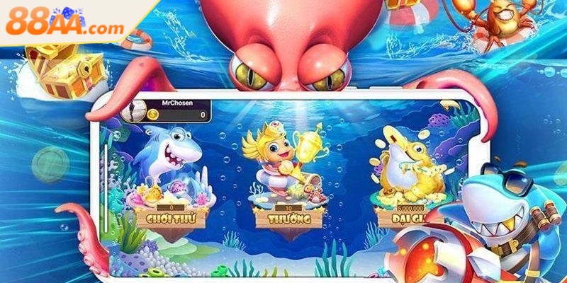 Bắn cá đại dương xanh - Game hay, hót nhất thị trường 3 Hình ảnh giao diện đi kèm các sinh vật biển phong phú nhất